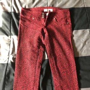 Cheetah print jeggings